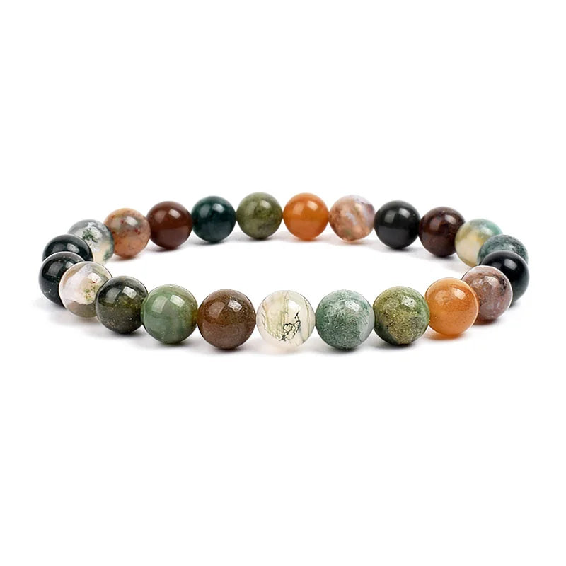 Natural Stone Beaded Bracelet