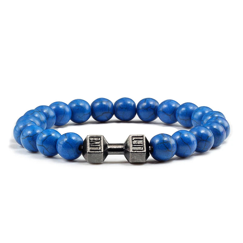 Dumbbell Beaded Bracelet