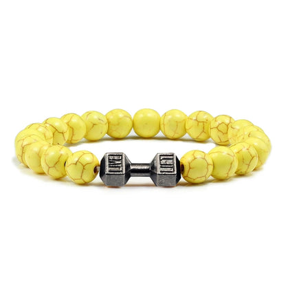 Dumbbell Beaded Bracelet