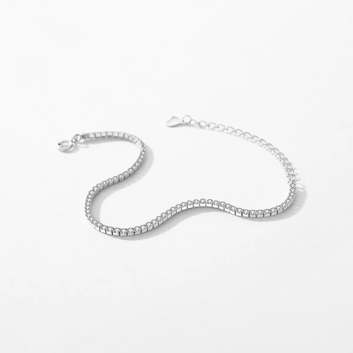 925 Sterling Silver Tennis Bracelet