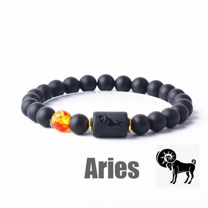 Zodiac Sign Beaded Bracelet