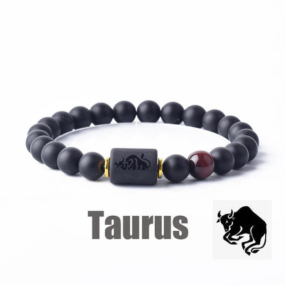 Zodiac Sign Beaded Bracelet