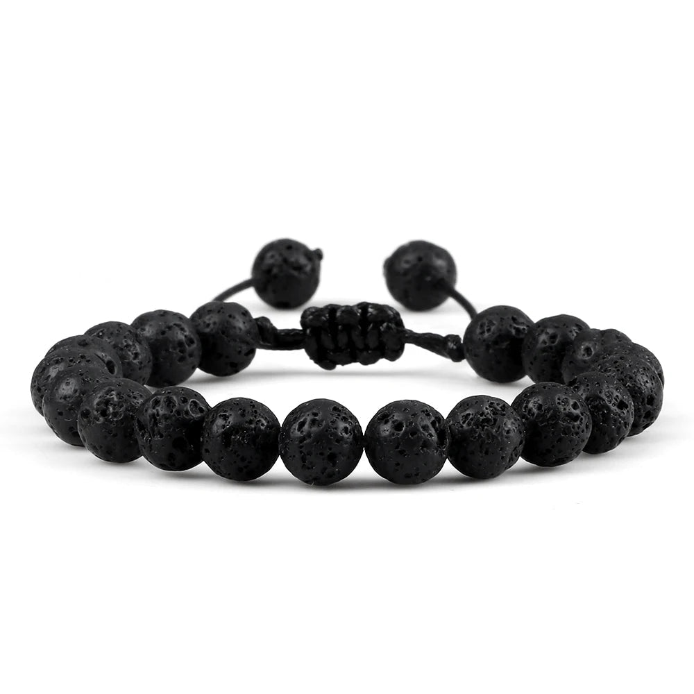 Lava Stone Beaded Bracelet