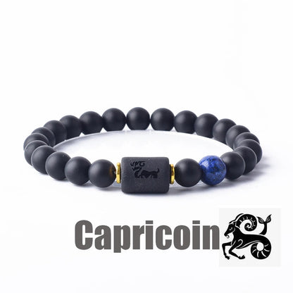 Zodiac Sign Beaded Bracelet