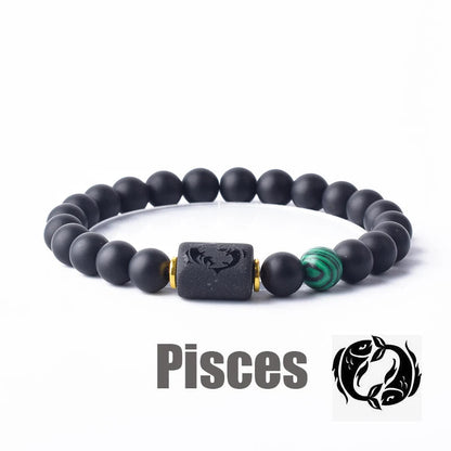 Zodiac Sign Beaded Bracelet