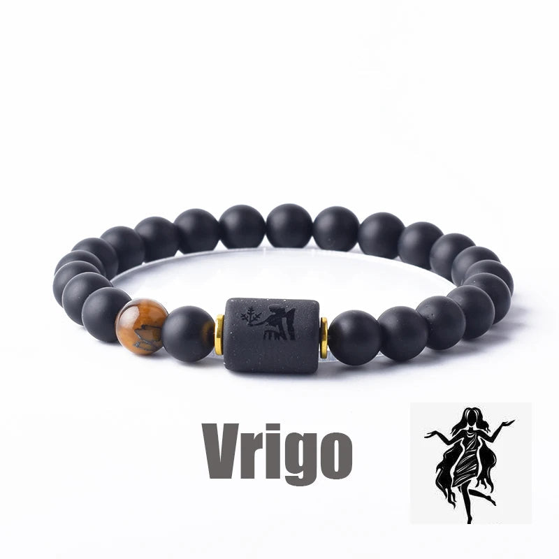 Zodiac Sign Beaded Bracelet