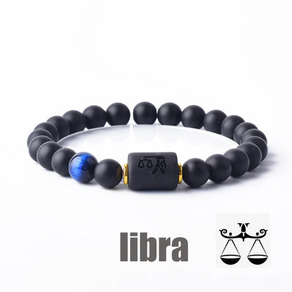 Zodiac Sign Beaded Bracelet