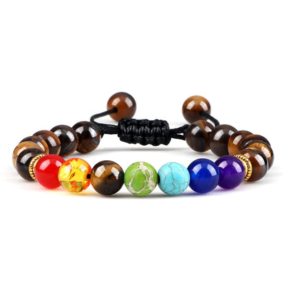 7 Chakra Beaded Bracelet