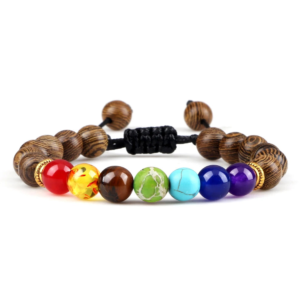 7 Chakra Beaded Bracelet