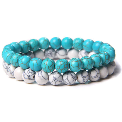 Howlite Beaded Bracelet